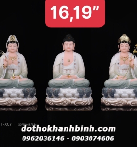 Bộ Tượng Tây Phương Tam Thánh  