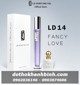 Nước Hoa Nữ LD Perfume OIL Hương Fancy Love , Tinh Dầu Thơm Chai Mini 12ml Sang Trọng LD14
