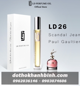 Nước Hoa Nữ LD Perfume OIL LD 26 Hương Scandal , Tinh Dầu Thơm Chai Mini 12ml Sành Điệu 