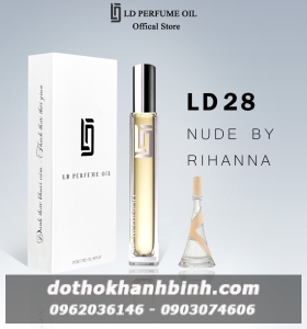 Nước Hoa Nữ LD Perfume OIL Hương Nude By Rihanna , Tinh Dầu Thơm Chai Mini 12ml Trẻ Trung Sang Trọng LD28