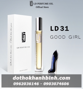 Nước Hoa Nữ LD Perfume OIL  LD31 Hương Good Girl , Tinh Dầu Thơm Chai Mini 12ml Nữ Tính Sang Trọng