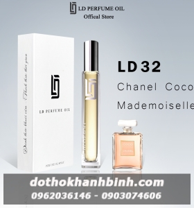 Nước Hoa Nữ LD Perfume OIL LD 32 Hương Chanel CoCo , Tinh Dầu Thơm Chai Mini 12ml Thanh Lịch Sang Trọng 