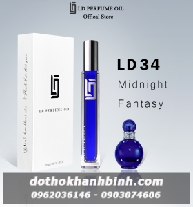 Nước Hoa Nữ LD Perfume OIL Hương Midnight Fantacy , Tinh Dầu Thơm Chai Mini 12ml Ngọt Ngào Sang Trọng LD34