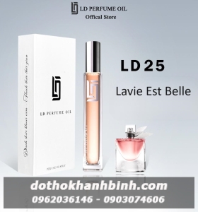 Nước Hoa Nữ LD Perfume OIL Hương LD25 Lavie , Tinh Dầu Thơm Chai Mini 12ml Sang Trọng Ngọt Ngào