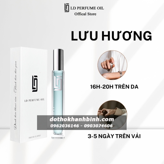 Nước Hoa Nam LD Perfume OIL Hương 212 Vip Men , Tinh Dầu Thơm Chai Mini 12ml Sành Điệu LD03