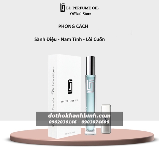 Nước Hoa Nam LD Perfume OIL Hương 212 Vip Men , Tinh Dầu Thơm Chai Mini 12ml Sành Điệu LD03