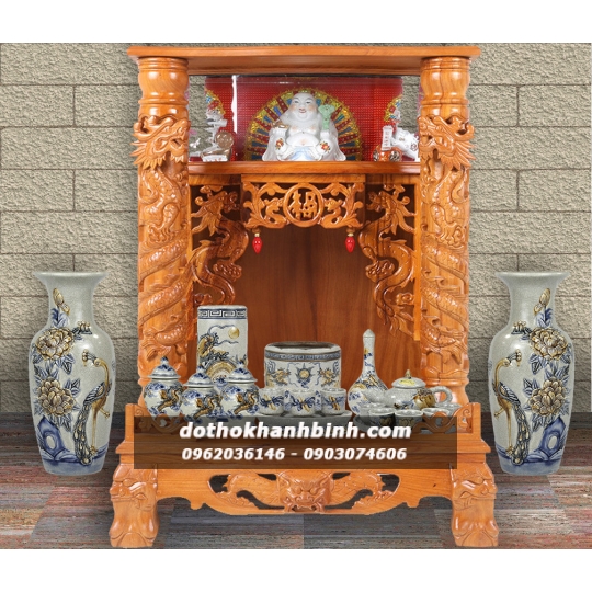 Bàn Thờ Thần Tài Gỗ 