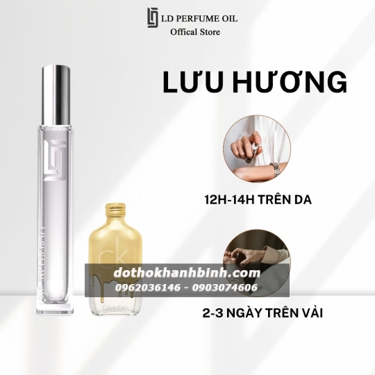 Nước Hoa Nam LD PERFUME OIL LD02 Mùi Hương Hiện Đại Tinh DầuThơm Chai Mini 12ml