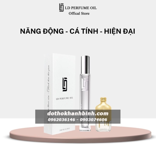 Nước Hoa Nam LD PERFUME OIL LD02 Mùi Hương Hiện Đại Tinh DầuThơm Chai Mini 12ml