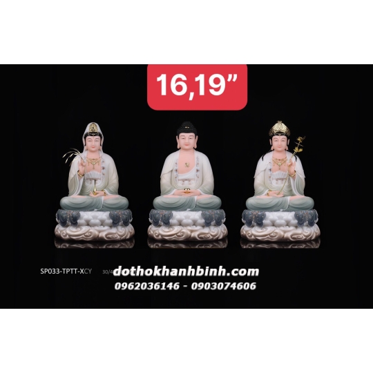 Bộ Tượng Tây Phương Tam Thánh  