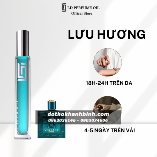 Nước Hoa Nam Tính LD PERFUME OIL Hương Veac Eos LD11, Tinh Dầu Thơm Nam Chai Mini 12ml