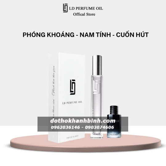 Nước hoa nam LD PERFUME OIL Sauvage LD5 mùi hương phóng khoáng tinh dầu thơm chai mini 12ml