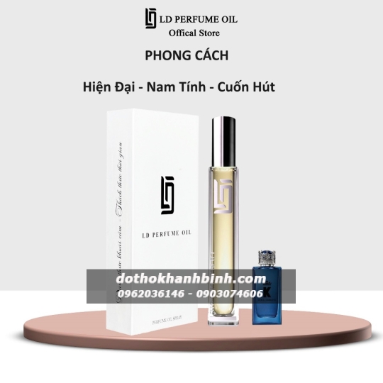Nước Hoa Nam LD Perfume OIL Hương King DG , Tinh Dầu Thơm Chai Mini 12ml Sành Điệu LD13