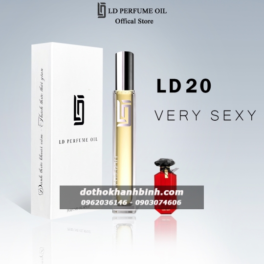 Nước Hoa Nữ LD Perfume OIL Hương Very Sexy , Tinh Dầu Thơm Chai Mini 12ml Sang Trọng LD20