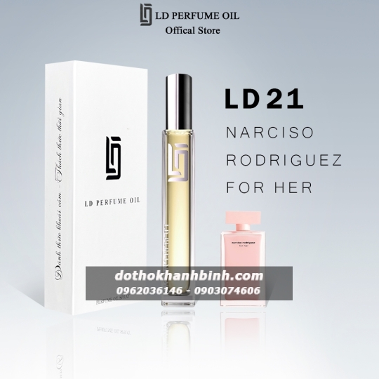 Nước Hoa Nữ LD Perfume OIL Hương For Her , Tinh Dầu Thơm Chai Mini 12ml Tiểu Thư LD21