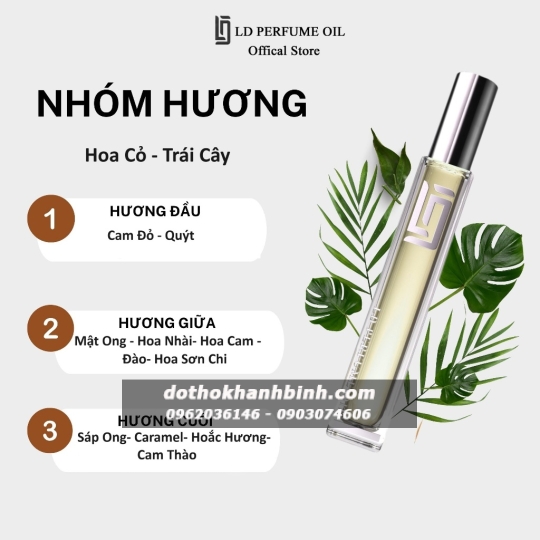 Nước Hoa Nữ LD Perfume OIL LD 26 Hương Scandal , Tinh Dầu Thơm Chai Mini 12ml Sành Điệu 