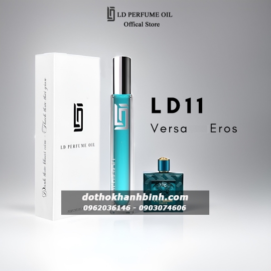 Nước Hoa Nam Tính LD PERFUME OIL Hương Veac Eos LD11, Tinh Dầu Thơm Nam Chai Mini 12ml