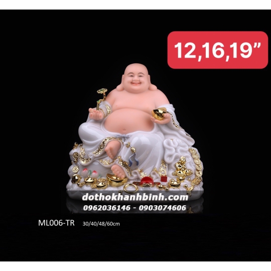 Di Lặc Bồ Tát Đá Nhập Đài Loan Cao 40cm 