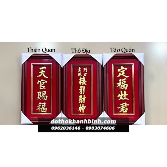 Tranh bài vị dát vàng 